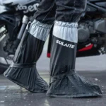 SULAITE Motorcycle Shoe Cover Thickened Anti-slip Wear-resistant Rain Shoes Outdoor Riding Adult Rain Boots - Image 2