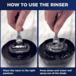 Razor Rinser No Batteries Need Save Water Shaver Cleaner - Image 4