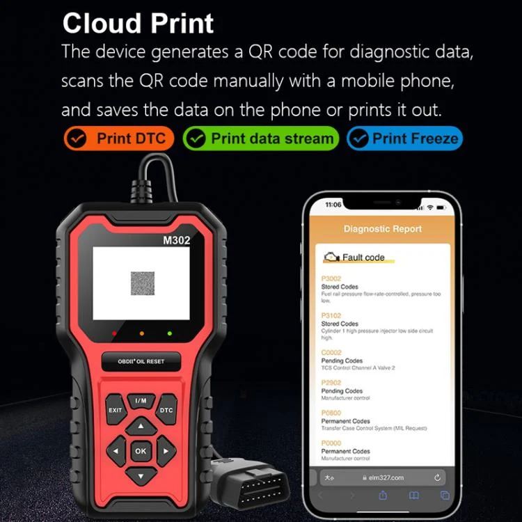 TBD06058305_B5.webp Car Oil Reset Code Reader Automotive Maintenance Light Zero Reset Fault Diagnosis Tool - Image 6
