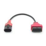 For SYM SANYANG Motorcycle OBD Cable 3Pin To OBD2 16Pin Diagnostic Adapter Scanner Extension Cable