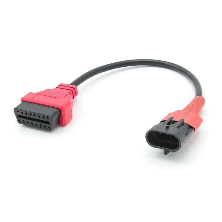 TBD06058311_3.webp For SYM SANYANG Motorcycle OBD Cable 3Pin To OBD2 16Pin Diagnostic Adapter Scanner Extension Cable - Image 4