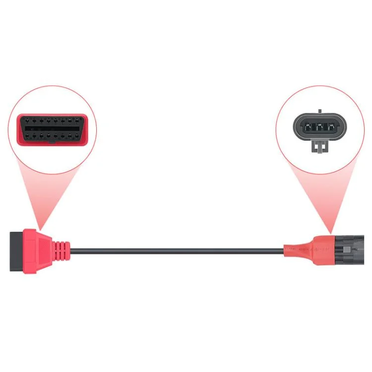 TBD06058311_5.webp For SYM SANYANG Motorcycle OBD Cable 3Pin To OBD2 16Pin Diagnostic Adapter Scanner Extension Cable - Image 6