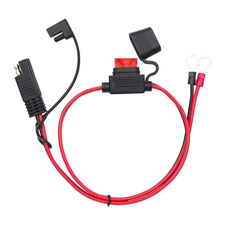 TBD06058327_B1.webp O-Terminal to SAE Power Cable With Fuse Battery Charger Extension Adapter Wire - Image 2