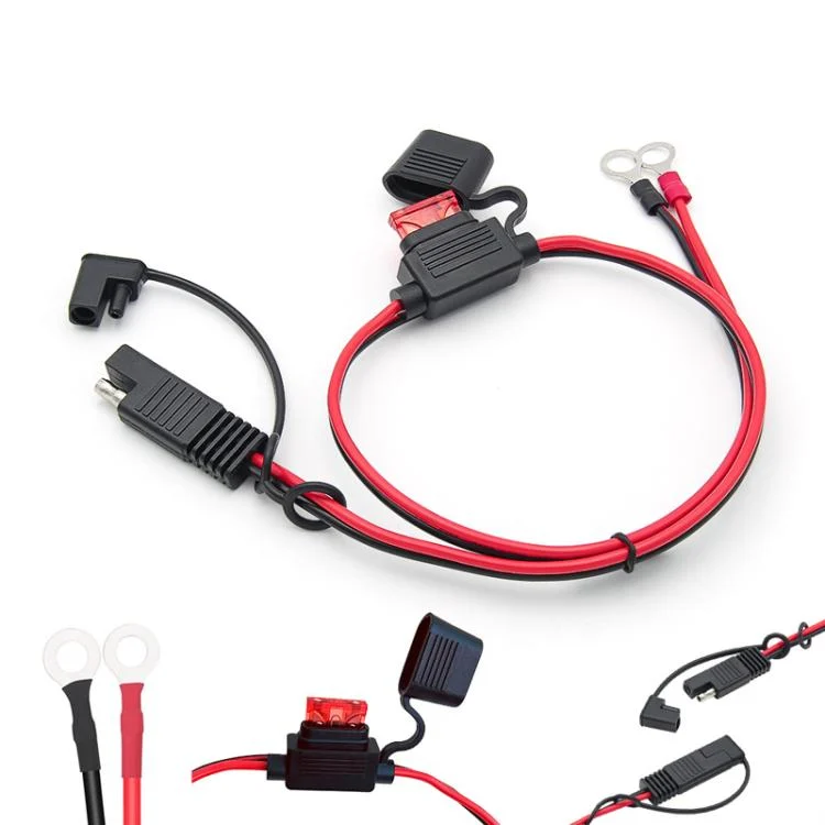 TBD06058327_B4.webp O-Terminal to SAE Power Cable With Fuse Battery Charger Extension Adapter Wire - Image 5