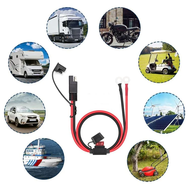 TBD06058327_B6.webp O-Terminal to SAE Power Cable With Fuse Battery Charger Extension Adapter Wire - Image 7