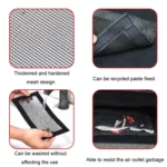 2pcs / Set For Tesla Model 3 Car Seat Under Vent Dust Proof Mesh - Image 3