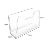 Acrylic Cat-Shaped Mail Sorting Desktop Envelope Rack - Image 3