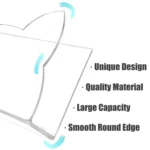 Acrylic Cat-Shaped Mail Sorting Desktop Envelope Rack - Image 4