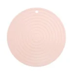 Food Grade Silicone Round Heat Insulation Mat Kitchen Anti-Scald And Anti-Slip Placemat