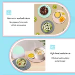 Food Grade Silicone Round Heat Insulation Mat Kitchen Anti-Scald And Anti-Slip Placemat - Image 4