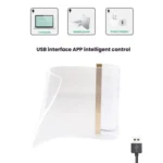 LED Light Guide Acrylic Ambient Desk Lamp Gaming Room Bedroom USB Pickups Rhythmic RGB Novelty Lamps - Image 4