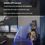 LED Light Guide Acrylic Ambient Desk Lamp Gaming Room Bedroom USB Pickups Rhythmic RGB Novelty Lamps - Image 8