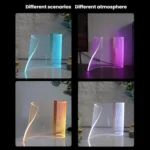 LED Light Guide Acrylic Ambient Desk Lamp Gaming Room Bedroom USB Pickups Rhythmic RGB Novelty Lamps - Image 9