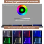 LED Light Guide Acrylic Ambient Desk Lamp Gaming Room Bedroom USB Pickups Rhythmic RGB Novelty Lamps - Image 10