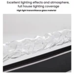85cm 3D Dynamic Water Ripple LED Light Background Wall Hotel Restaurant KTV Bar Ambient Lamp Projection Light - Image 5