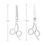 Stainless Steel Haircutting Scissors Set Hair Cutting Tools - Image 3