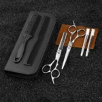 Stainless Steel Haircutting Scissors Set Hair Cutting Tools - Image 9