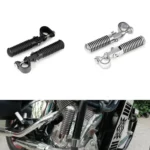 For Harley Motorcycle Modification Collapsible Footpegs Foot Guard Spike Mounted Pedals - Image 2