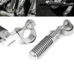 For Harley Motorcycle Modification Collapsible Footpegs Foot Guard Spike Mounted Pedals - Image 4