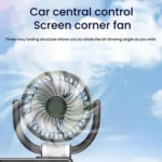 Car Three-way Folding Screen Corner Fan - Image 7