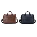 BULL CAPTAIN 048 Large Capacity Retro Business Top Layer Cowhide Hand-held Briefcase - Image 2