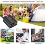 150W PD20W QC3.0 Fast Charging Car Inverter Car Cigarette Lighter Power Supply Adapter - Image 8