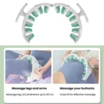 KEDU Leg Roller Massager Slimming Leg Roller Inner Thigh Calf Muscle Relaxation Trainer Manual Massager - Image 8