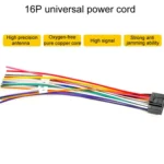 Palminfo Android Navigation Cable 7-Heads Audio Cable 16 Pin Power Cord GPS Antenna 4 Pin 6 Pin USB Cable Rear View Line - Image 3