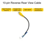 Palminfo Android Navigation Cable 7-Heads Audio Cable 16 Pin Power Cord GPS Antenna 4 Pin 6 Pin USB Cable Rear View Line - Image 7