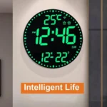 Wifi App Control LED Digital Wall Clock With RGB Light Multi-Functional Alarm Clock - Image 2