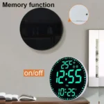 Wifi App Control LED Digital Wall Clock With RGB Light Multi-Functional Alarm Clock - Image 12