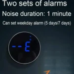 Wifi App Control LED Digital Wall Clock With RGB Light Multi-Functional Alarm Clock - Image 6