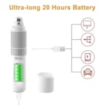 Rechargeable Pet Nail Trimmer with Stepless Speed Safe Painless Grooming Tool for Dogs Cats - Image 6