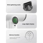 Wireless Hair Dryer With 30,000 RPM High-Speed Motor, 100-Level Adjustable Cool/Warm Air, 15600mAh Long-Lasting Battery - Image 10