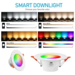 Tuya Bluetooth Smart Ceiling Lamp Round Recessed RGBCW Color Changing Dimmable Ceiling Light - Image 2