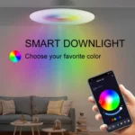 Tuya Bluetooth Smart Ceiling Lamp Round Recessed RGBCW Color Changing Dimmable Ceiling Light - Image 5
