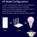 Tuya Bluetooth Smart Ceiling Lamp Round Recessed RGBCW Color Changing Dimmable Ceiling Light - Image 9