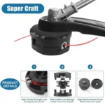 Small Mower Removal-Free Beater Heads For M10 x 1.25 Garden Tool Accessories - Image 4