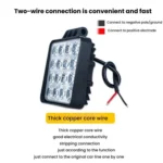 DC 12V-80V Forklift LED High Brightness Front Working Headlight - Image 3