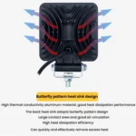 DC 12V-80V Forklift LED High Brightness Front Working Headlight - Image 4