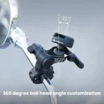 PGYTECH Motorcycle Rearview Mirror Quick Release Bracket - Image 3