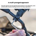 PGYTECH Motorcycle Rearview Mirror Quick Release Bracket - Image 5