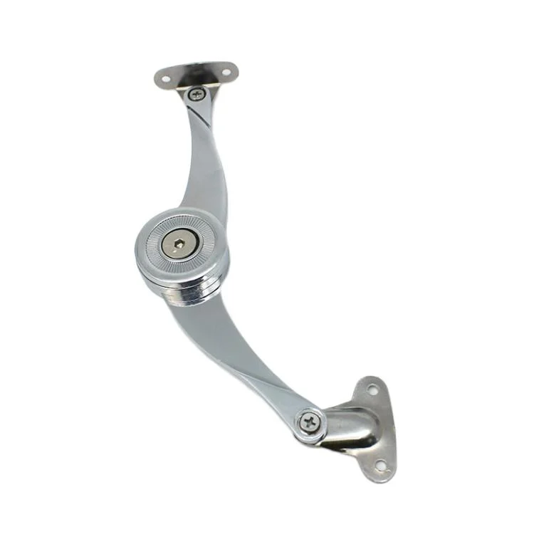 S-Shaped Mechanical Cabinet Wardrobe Door Randomly Stop Support Hinge Furniture Lift Up Flap Stay Support Hardware