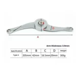 S-Shaped Mechanical Cabinet Wardrobe Door Randomly Stop Support Hinge Furniture Lift Up Flap Stay Support Hardware - Image 11