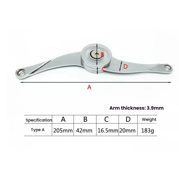TBD0605886201_1.webp S-Shaped Mechanical Cabinet Wardrobe Door Randomly Stop Support Hinge Furniture Lift Up Flap Stay Support Hardware - Image 11