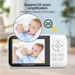 3.2 inch LCD Wireless Video Baby Monitor 2 Way Audio Talk Night Vision Surveillance Security Camera - Image 5