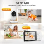 3.2 inch LCD Wireless Video Baby Monitor 2 Way Audio Talk Night Vision Surveillance Security Camera - Image 6