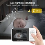 3.2 inch LCD Wireless Video Baby Monitor 2 Way Audio Talk Night Vision Surveillance Security Camera - Image 9