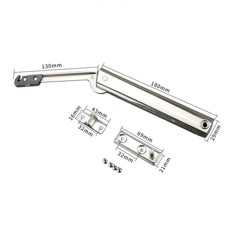 TBD06058876_B1.webp Cabinet Door Upper Flap Support Rod Folding Spring Hinge Adjustable Pneumatic Rod - Image 2