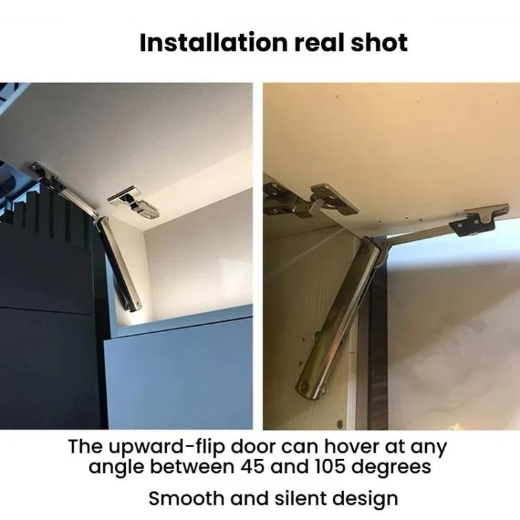 TBD06058876_B8.webp Cabinet Door Upper Flap Support Rod Folding Spring Hinge Adjustable Pneumatic Rod - Image 9